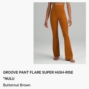 GROOVE PANT FLARE SUPER HIGH-RISE *NULU